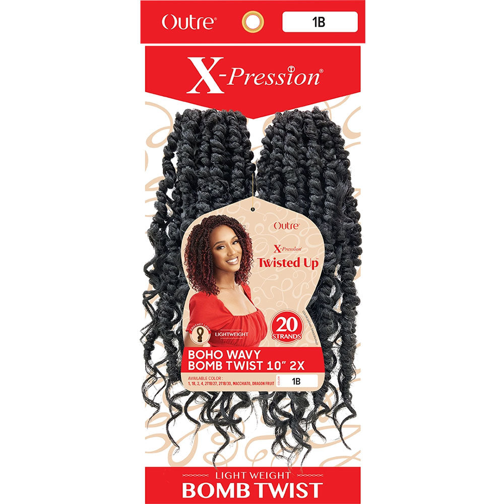 X-Pression - Twisted Up - Boho Wavy Bombtwist 10" 2X