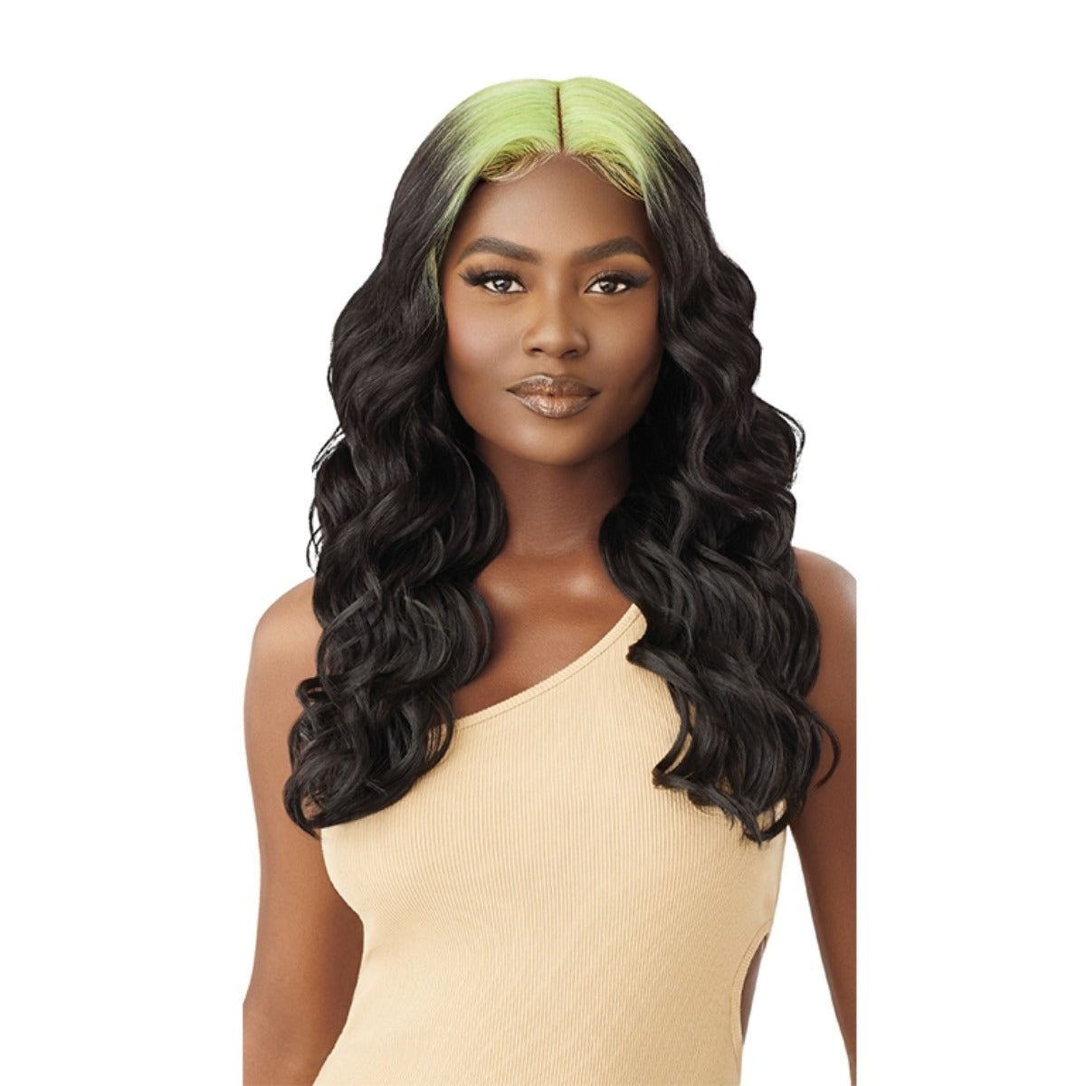 Perruque synthétique à dentelle frontale COLORBOMB CRISMINA 22"