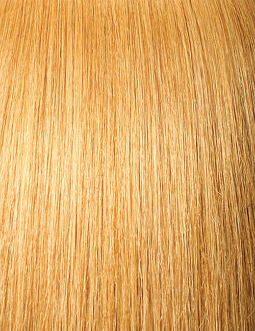 OUTRE blonde jumbo braid hair extensions showing smooth and shiny texture