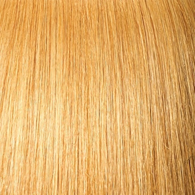 OUTRE braid in honey blonde color representing springy afro twist hair extensions texture
