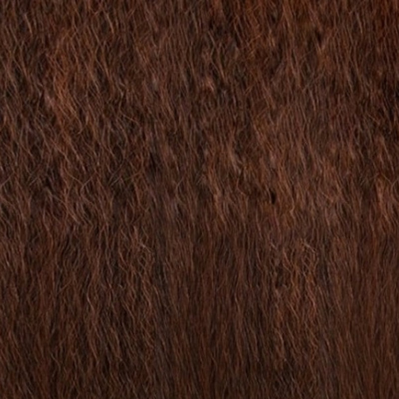 OUTRE X-Pression Soft Reggae Braid in rich brown textured synthetic hair for braiding