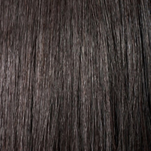 Close-up texture of OUTRE X-Pression Soft Reggae Braid in dark brown color