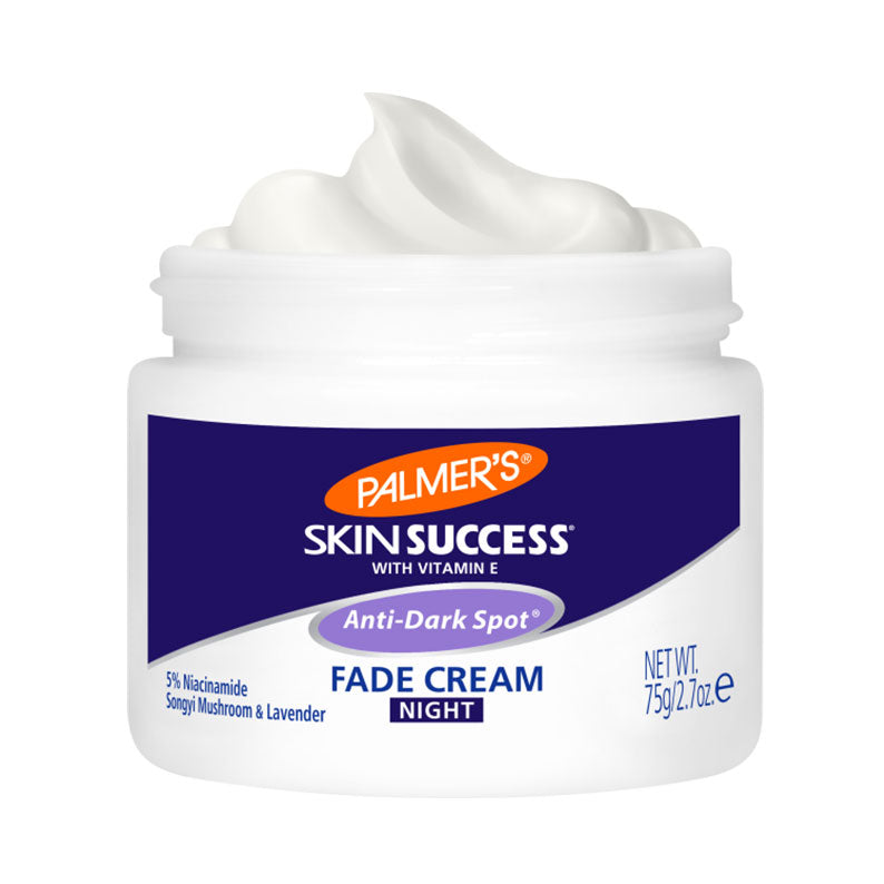 Palmers Skin Success anti-dark spot night cream jar with white fade cream 75g 2.7 oz night moisturizer