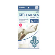 BEAUTY TOWN ParkFlex disposable powder free latex gloves box showing white gloves large latex gloves for beauty salons