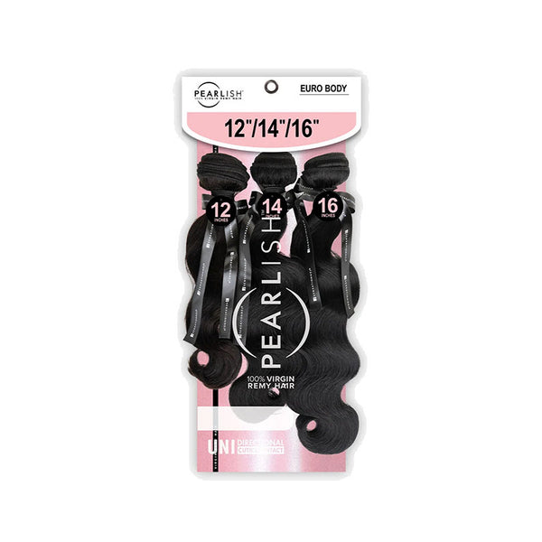 SENSATIONNEL Euro body hair extensions 12 14 16 inch black body wave 100 percent virgin remy bundled packaging