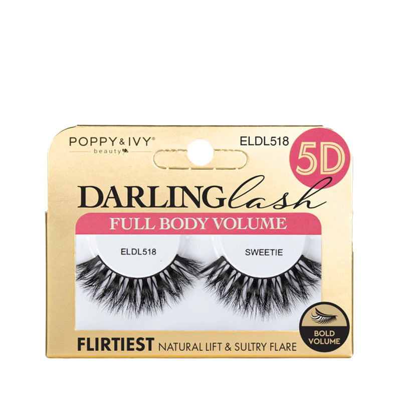 ABSOLUTE NEW YORK Darling Lash 5D Full Body Volume false eyelashes Flirtiest Sweetie style natural lift sultry flare
