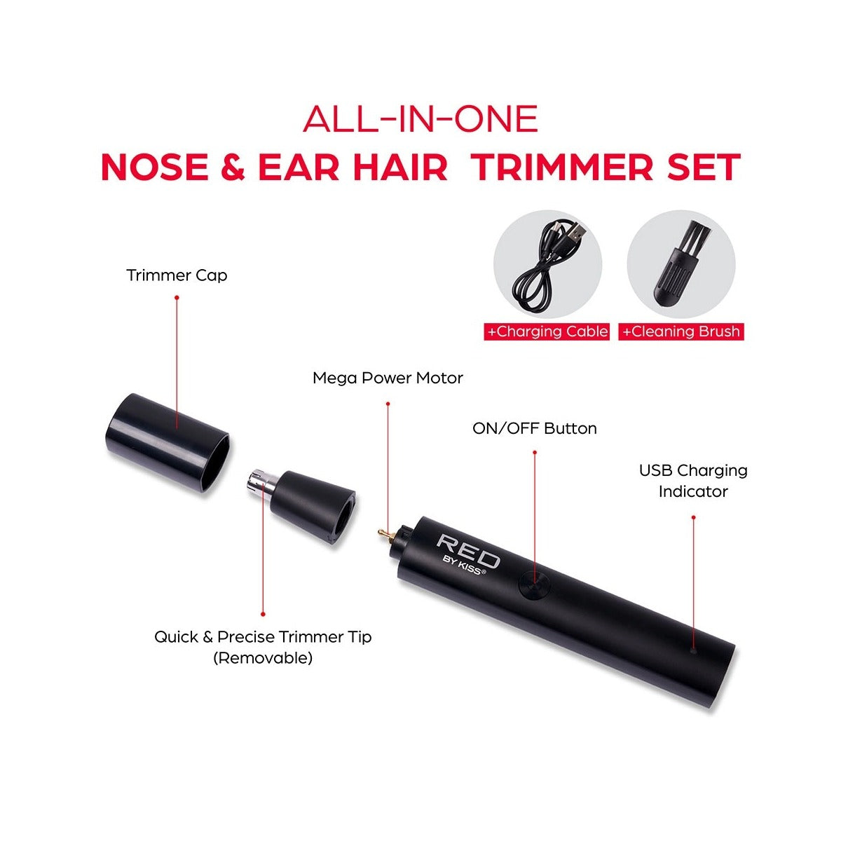 Cordless Nose Hair Trimmer #NHT01