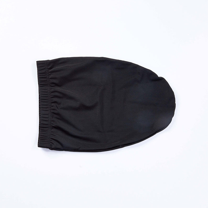 RED BEAUTY by KISS jumbo silky spandex loc cap black extra large stretch band for protecting and sleeping on locs