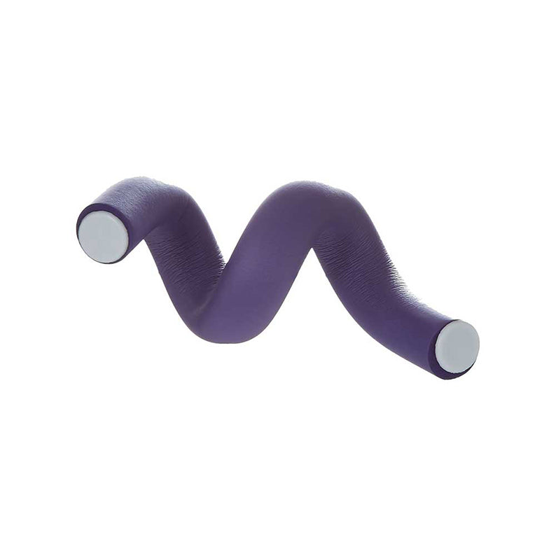 RED BEAUTY by KISS purple flexi rods for hair curling single flexible foam rod with white end caps