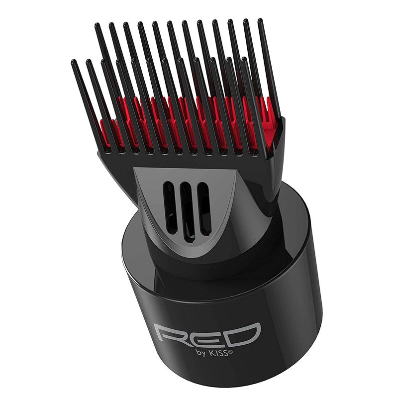 RED by KISS universal detangler pik black comb attachment for hair styling and detangling