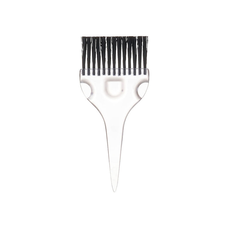 RED BEAUTY by KISS clear tint brush with fine black bristles and pointed tail for DIY hair coloring kit