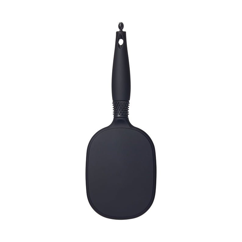RED BEAUTY by KISS black jumbo rubberized paddle brush with ergonomic textured handle and hanging loop