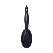 RED BEAUTY by KISS black rubberized paddle brush for hair with ergonomic handle and oval cushioned pad