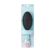 RED BEAUTY by KISS unicorn detangling hair brush pastel aqua paddle with soft ball tip bristles and unicorn handle