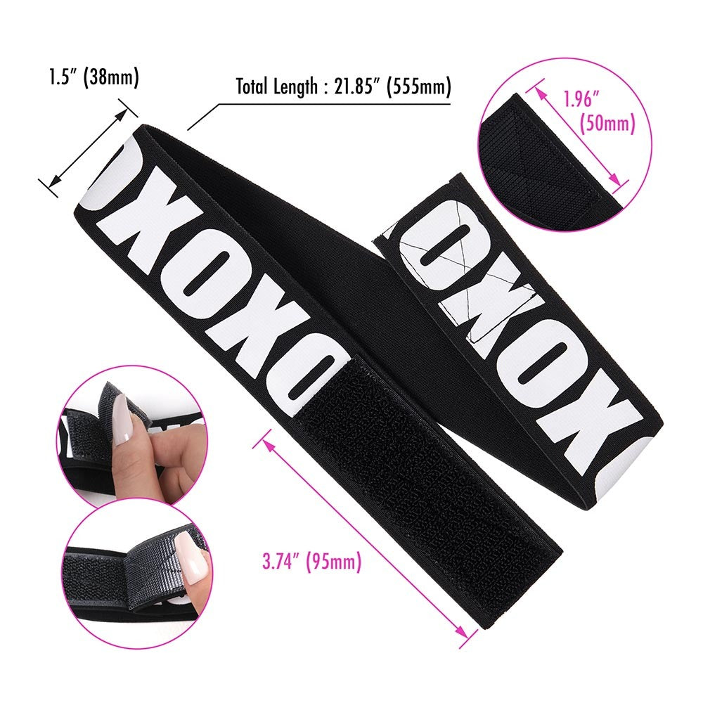 Wide fashion edge band by Red Beauty with adjustable length and secure grip for styling hair