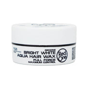 RedOne Bright White hair wax in white jar for maximum control and full force hold
