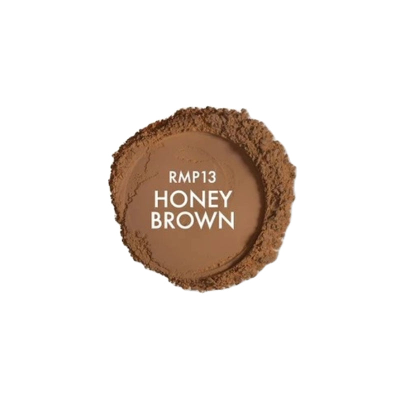 IVY BEAUTY by KISS RMP13 Honey Brown mineral powder foundation swatch showing rich warm brown shade