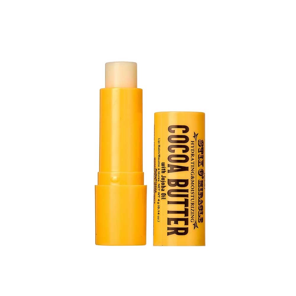 Ruby Kisses cocoa butter lip balm IVY BEAUTY by KISS hydrating moisturizing stick in yellow tube