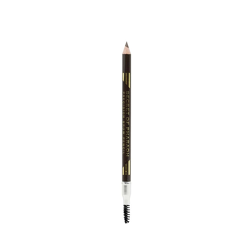 EBIN precision brow pencil chocolate with spoolie brush for defined natural eyebrows
