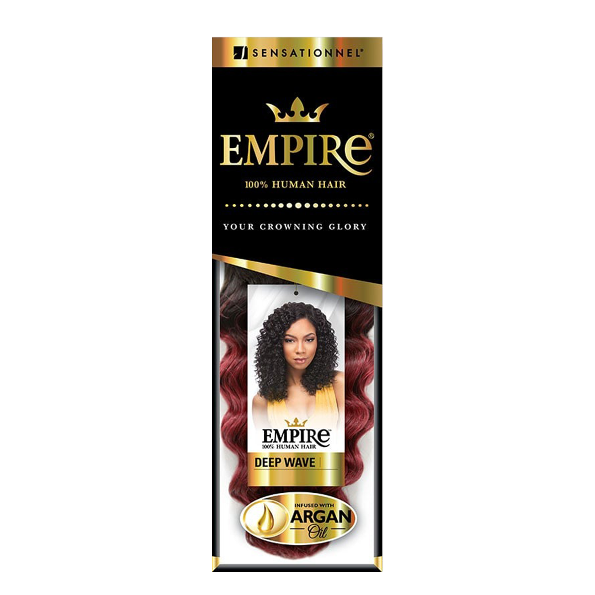 EMPIRE 100 % cheveux humains Deep Wave