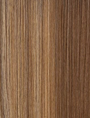 SENSATIONNEL bare lace wig 6x5 straight honey brown highlighted synthetic hair with silky texture and natural hairline