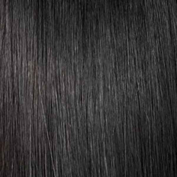 SENSATIONNEL bare lace wig 6x5 straight natural black hair close up texture showing smooth silky strands