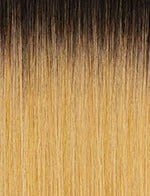 SENSATIONNEL Butta Lace Unit 11 wig straight ombre dark roots to honey blonde ends lace front closeup