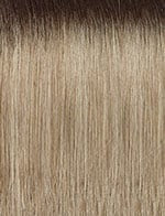 SENSATIONNEL Butta Lace Unit 11 wig long straight ombre dark brown to ash blonde lace front