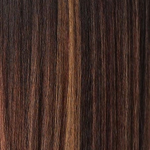 SENSATIONNEL Dashly Unit 21 wig straight chestnut brown with honey highlights synthetic hair texture
