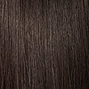 SENSATIONNEL Dashly Unit 21 wig dark brown straight hair close up showing smooth silky texture