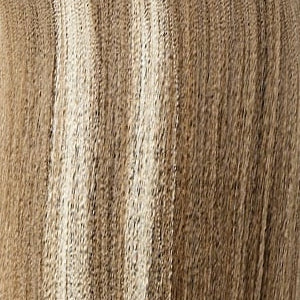 SENSATIONNEL Dashly Unit 21 wig closeup showing honey blonde with ash highlights and synthetic hair texture