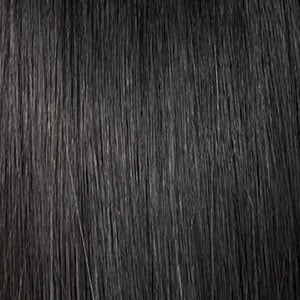 SENSATIONNEL Dashly Unit 21 wig straight jet black synthetic hair texture closeup for sleek styles