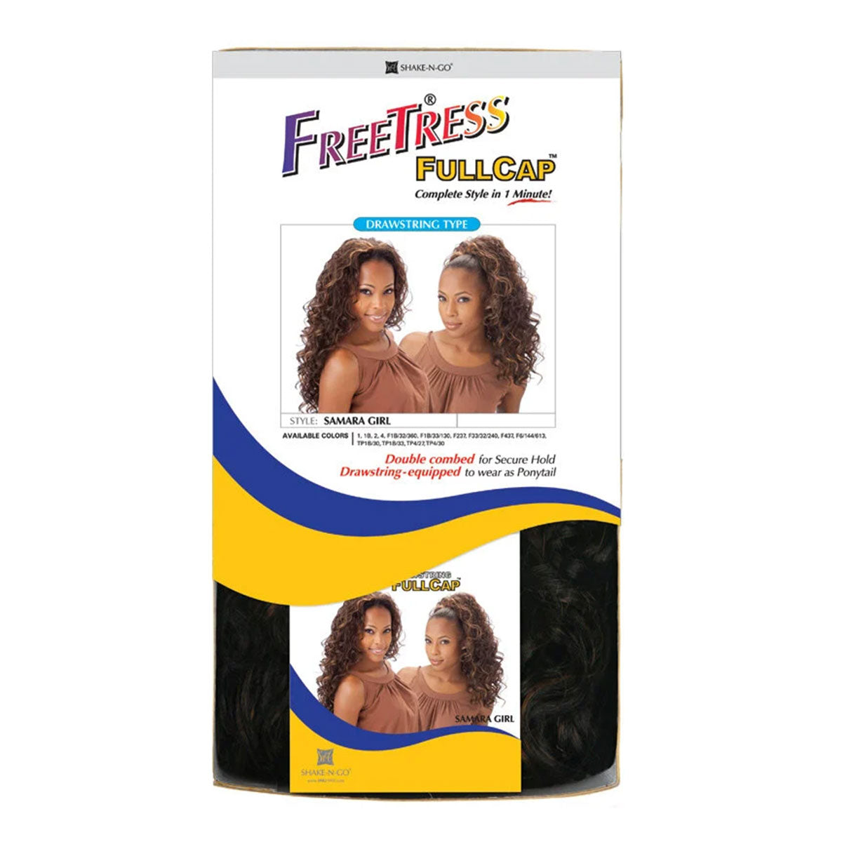 FREETRESS Demi-perruque à cordon de serrage Creta Girl