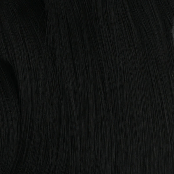 SHAKE N GO Freetress Boho Deep Bulk hair 18 inch jet black straight bulk hair for braiding and styling