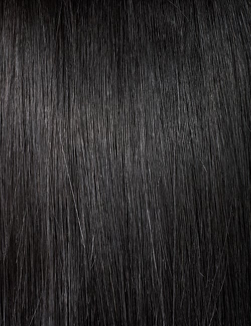 Shake N Go straight hair closure 12 inch natural black smooth silky strands for sleek hairstyles
