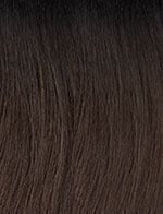 SENSATIONNEL instant ponytail wrap hairpiece in natural dark brown straight wig texture