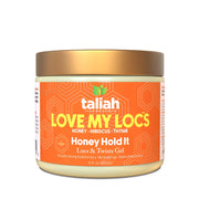 TALIAH WAAJID Love My Locs Honey Hold It jar locs and twists gel for natural hair with honey hibiscus scent