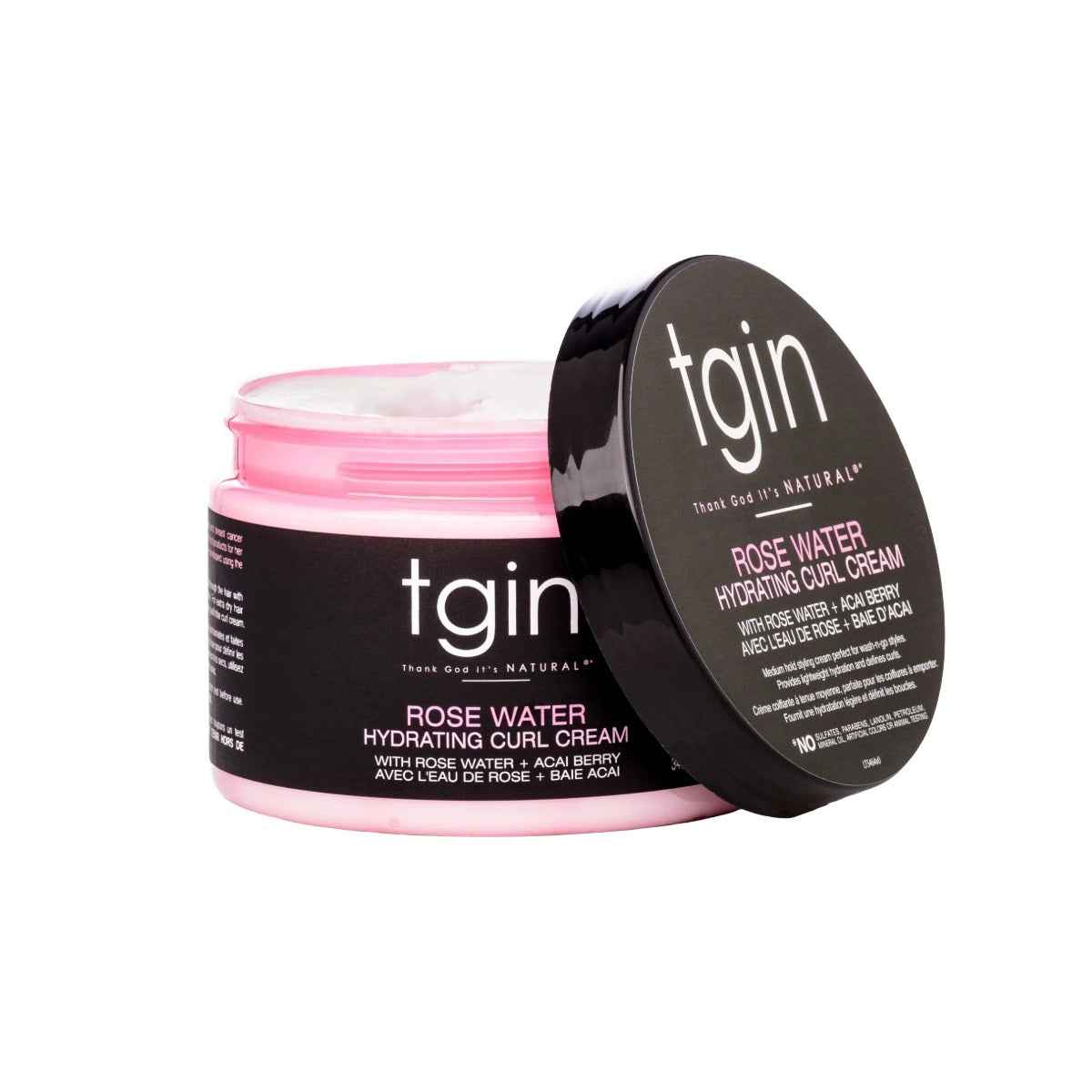 tgin Rose Water Crème Pour Boucles 12 oz