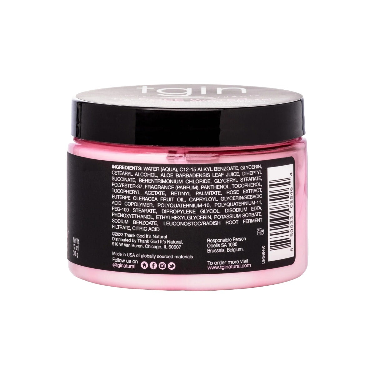 tgin Rose Water Crème Pour Boucles 12 oz