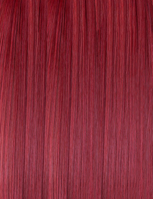 OUTRE 34 inch synthetic lace front wig burgundy straight long sleek synthetic hair for styling