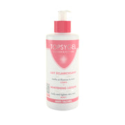 TOPSYGEL pink and white pump bottle lightening body lotion for dark skin with glycerine and aloe vera