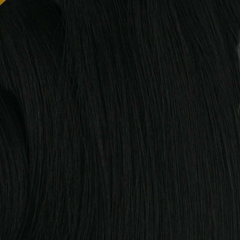 SHAKE N GO Cuban twist braid hair extensions in natural black with smooth texture