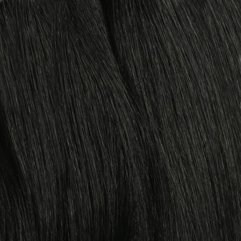 Shake N Go smooth black Cuban twist braid hair extensions close-up texture