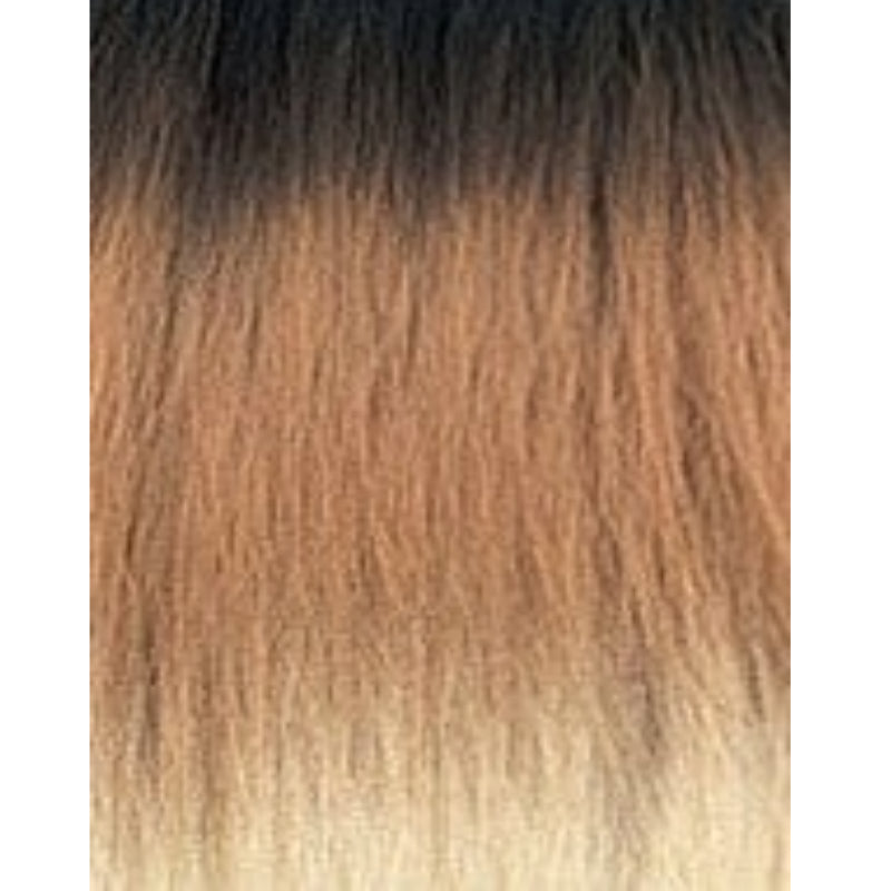 SENSATIONNEL ombre pre-stretched braiding hair 58 inch with black to blonde color gradient
