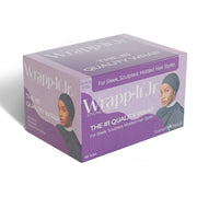 Graham Beauty Wrapp-It Jr packaging showing styling strips for hair wraps in black for sleek molded hairstyles
