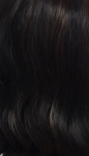 ROYAL IMEX yanky twist crochet hair in dark black with smooth wavy texture for braiding