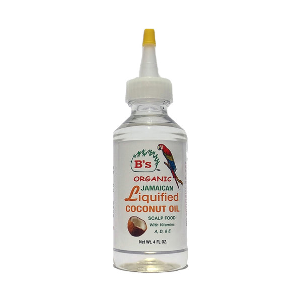 Huile de noix de coco liquéfiée jamaïcaine B'S 4 oz