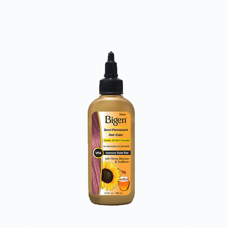 Bigen semi-permanent hair color in Intensive Violet Red with gentle oil rich formula