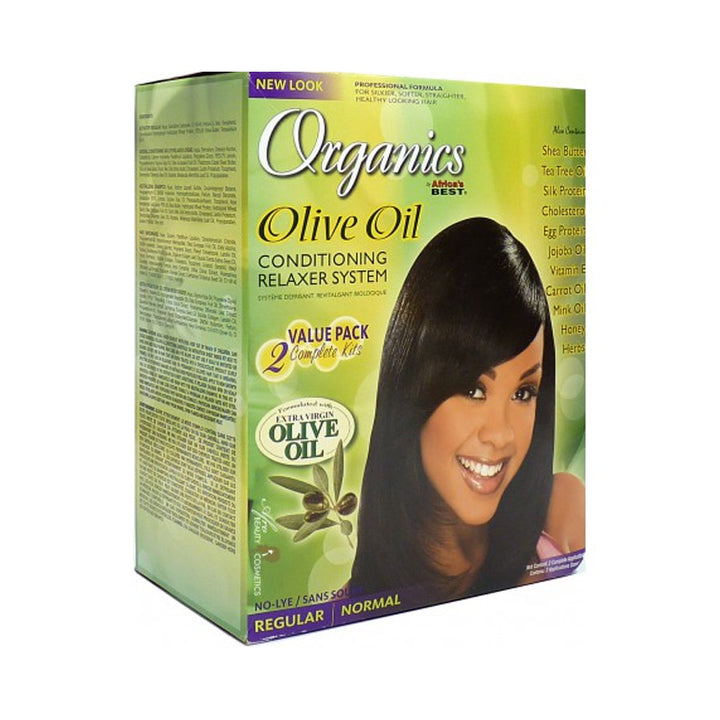 AFRICA'S BEST ORIGINALS Olive Oil Conditioning Relaxer System 2App [REGULAR]