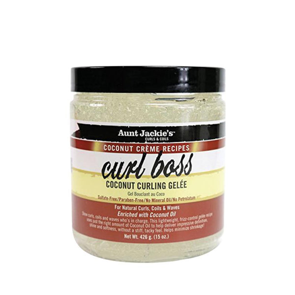 AUNT JACKIE'S Coconut Creme Recipes Curl Boss Coconut Curling Gelee 15oz